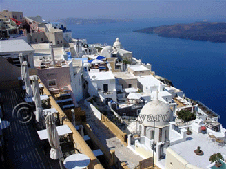 Santorini houses